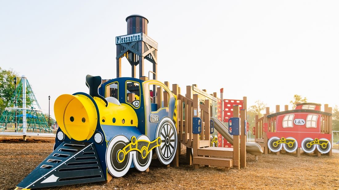 Train Themed Playground Tennessee