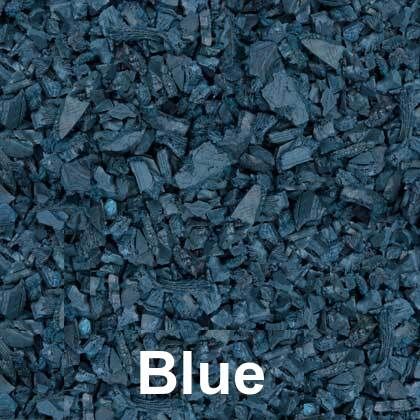 Playground Color Blue Rubber Mulch For Sale From KORKAT
