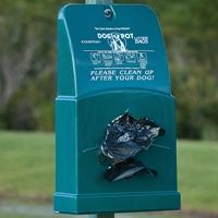 Dogipot Junior Bag Dispensers - Polyethylene Green