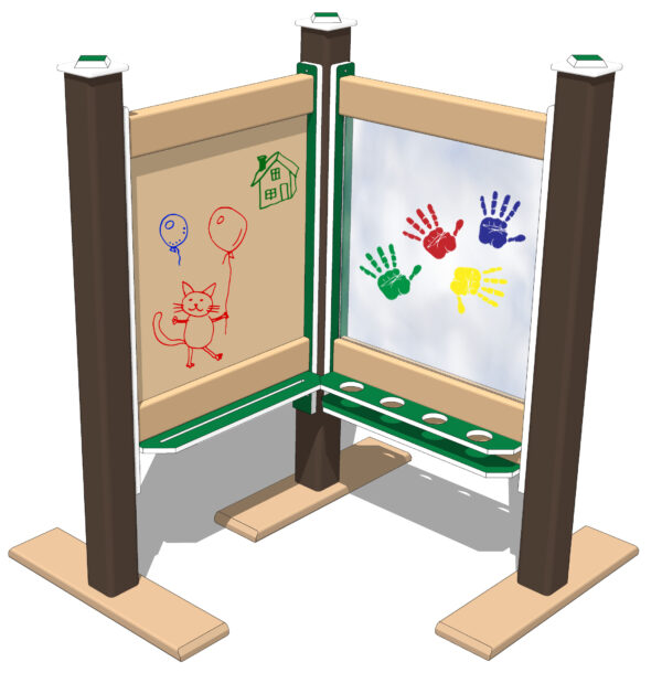 2′ Wide Paint & Magnetic Chalkboard / Dry Erase Combo - Image 5