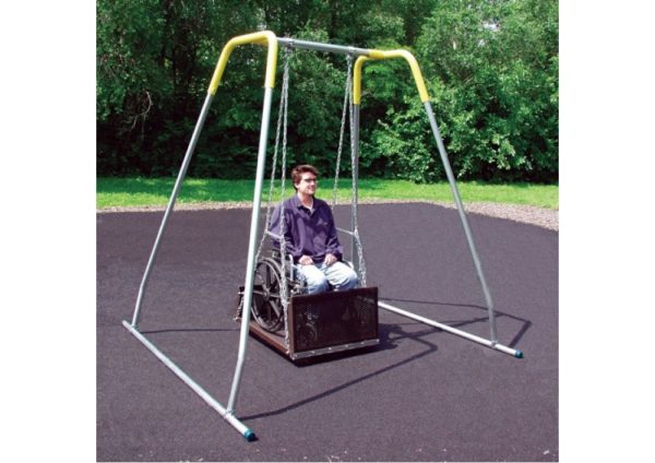 Wheelchair Swing for Playgrounds w/ Frame - Image 4