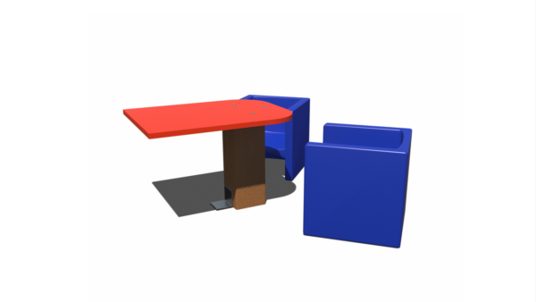 Tot Table and Chairs - Playhouse Add-On
