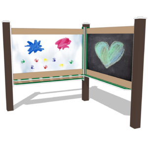 4′ Wide Paint & Magnetic Chalkboard / Dry Erase Combo