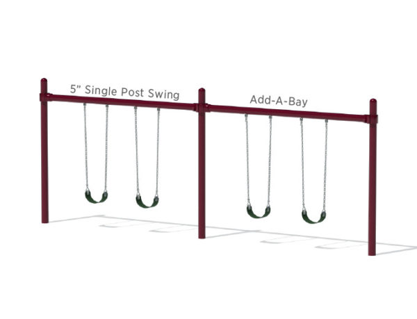Single Post Swing Frame 5"