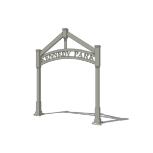 ARCHWAY ENTRANCE SIGN