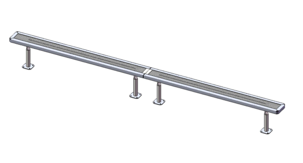 Regal Bench without Back Surface Mount - Image 7