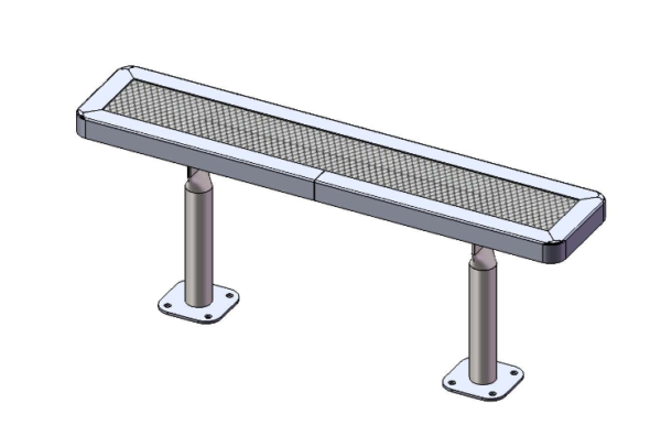 Regal Bench without Back Surface Mount - Image 3