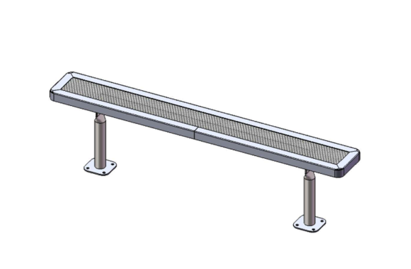 Regal Bench without Back Surface Mount - Image 4