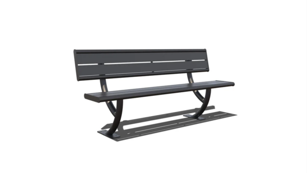 6' Acadia Bench with Back B6WBAC