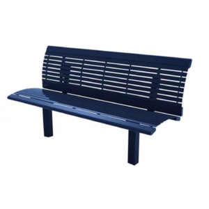 Arches Steel Bench with Back