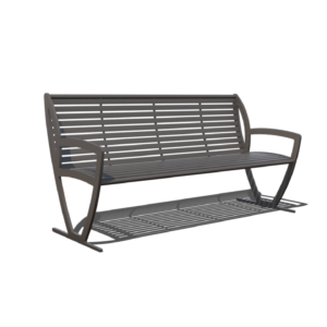 6' Zion with Back with Side Armrests B6WBZI-ARM