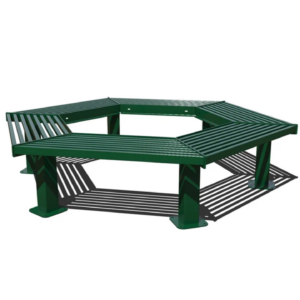 Biscayne Geometric Bench without Back