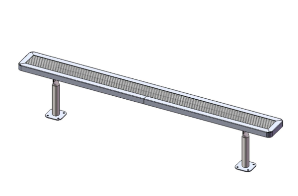 Regal Bench without Back Surface Mount - Image 5