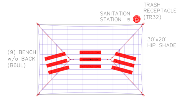 Outdoor Classroom Package - Bench Environment - Image 4