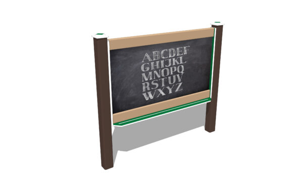 4' Single Outdoor Magnetic Chalkboard - Image 5