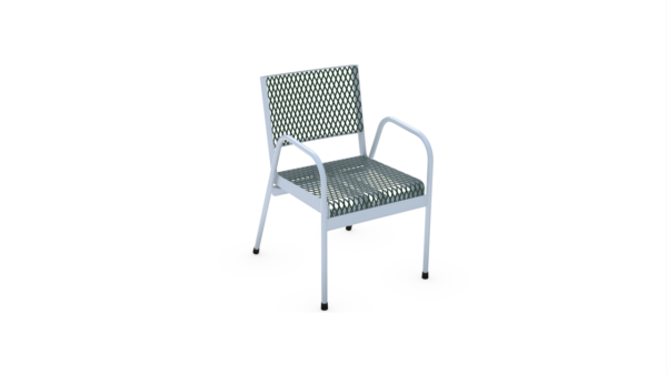 Stacking Patio Chair with Two-Piece Back Design CSTACK