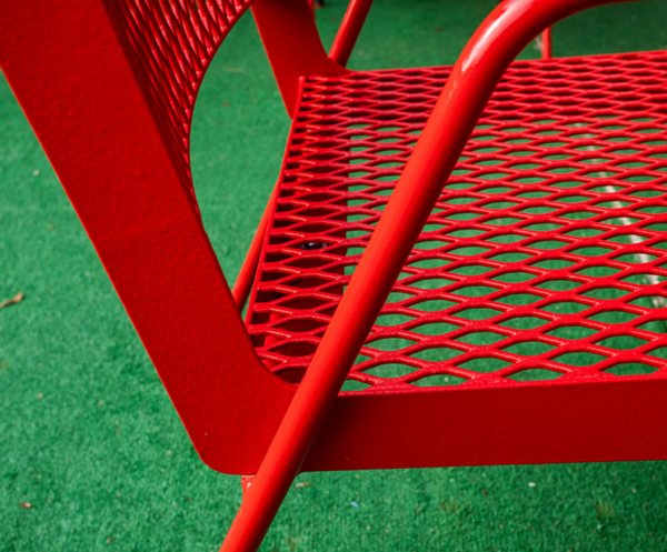 Stacking Patio Chair with Two-Piece Back Design CSTACK - Image 3
