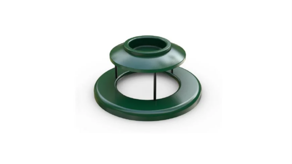 Flattop Lid with Ash Bonnet for 32 Gallon Trash Receptacle FLATTOP32AB-HW