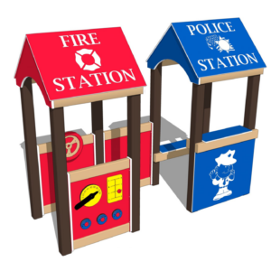 Fire & Police Station Combo