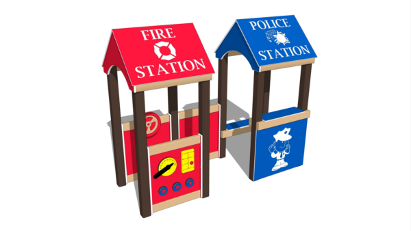 Fire & Police Station Combo