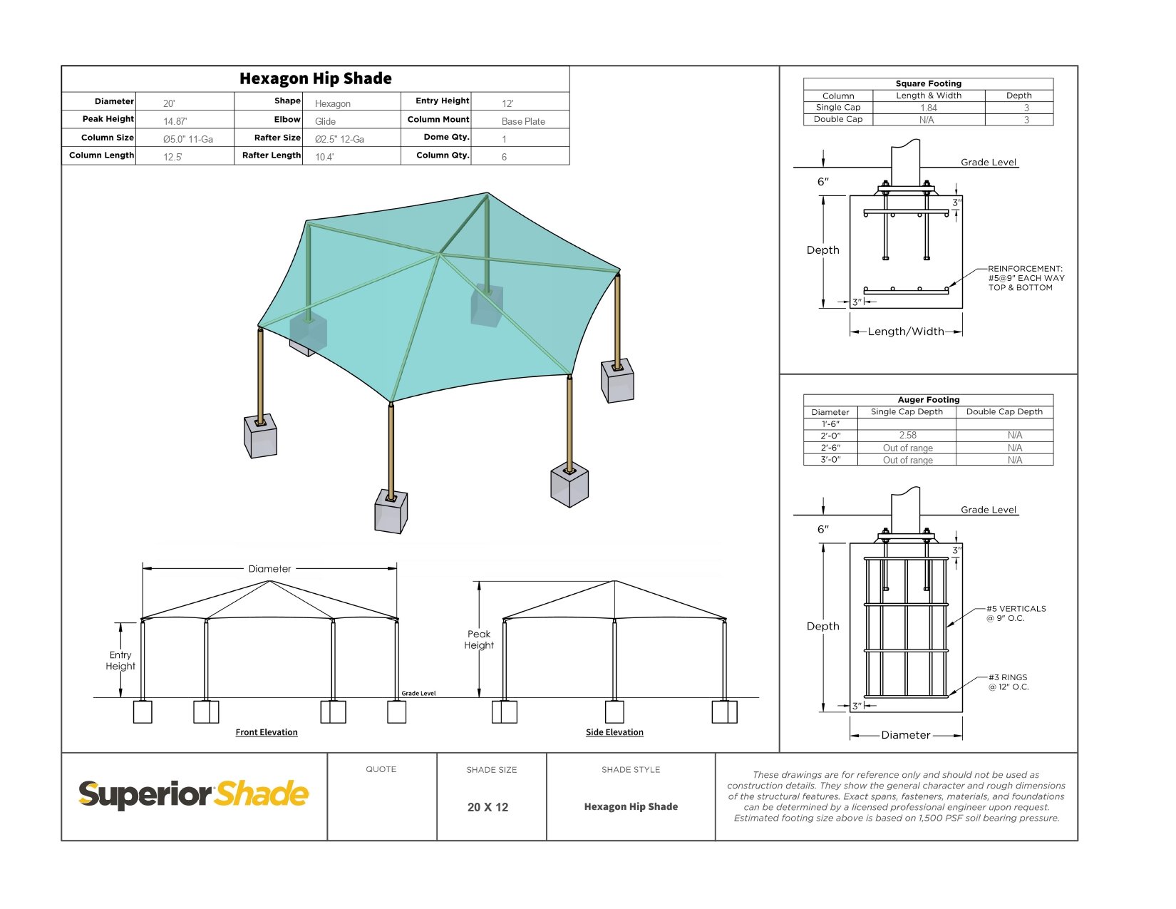 Hexagon Hip Shade - Image 8