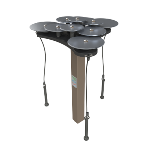 Lilypad Cymbals - Clear Anodized