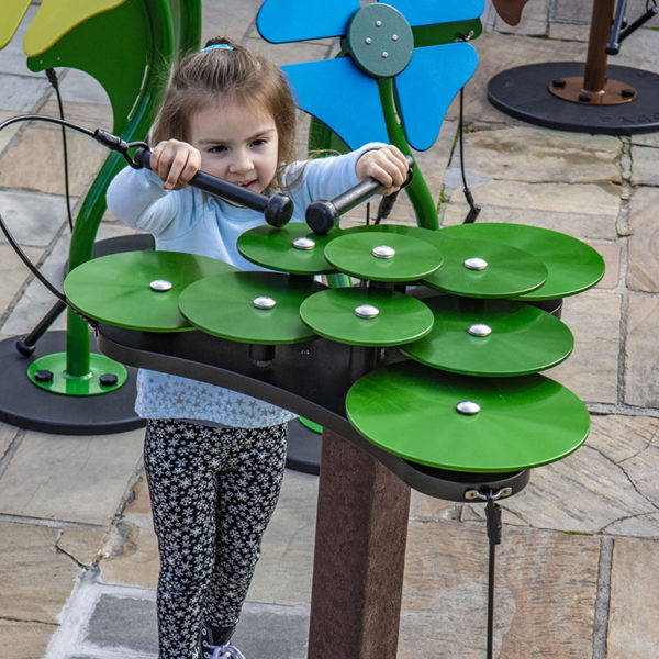 Lilypad Cymbals - Green Anodized - Image 2