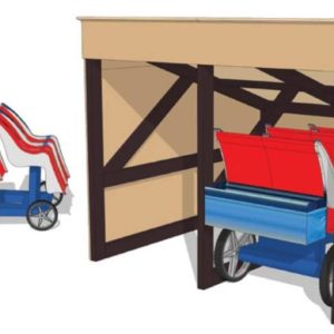 Pram Storage Shed