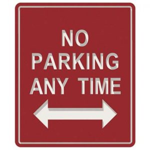 No Parking Sign TFR12151XX