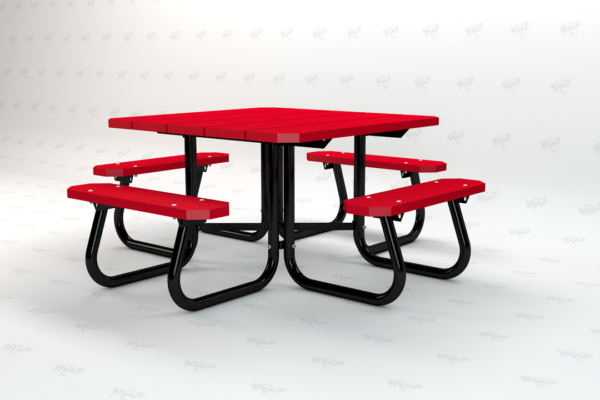 Square Picnic Table 4' - Image 4