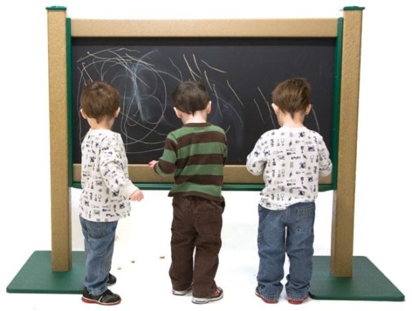 4' Single Outdoor Magnetic Chalkboard