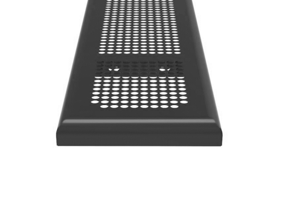 32 Gallon Perforated Trash Receptacle Paws Design TR32PERF-PWS - Image 3