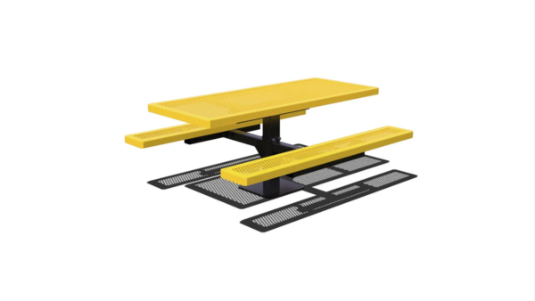 Regal Rectangular Pedestal Table