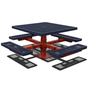 Regal Square Pedestal Table