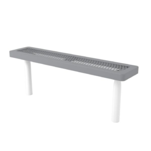 Regal Bench without Back In-Ground Mount