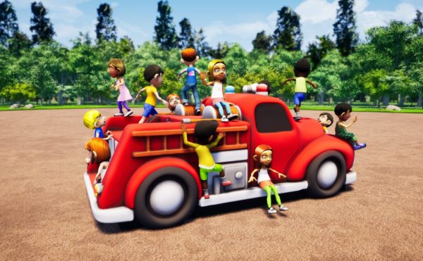 Fire Truck-Retro