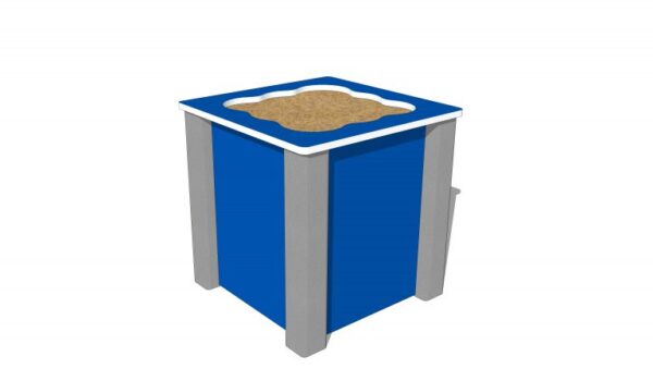 2' Scallop Sandbox Cube - Image 2