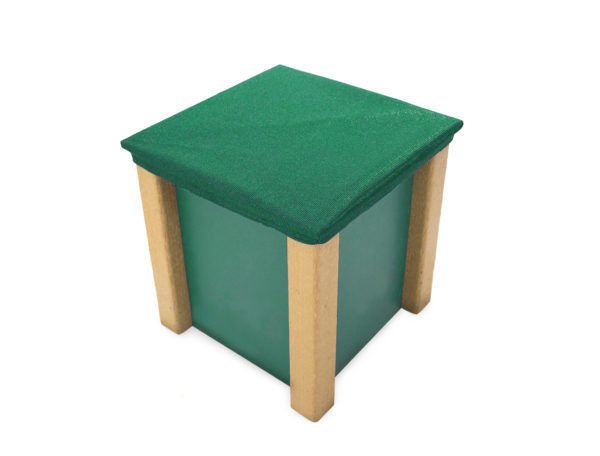 2' Scallop Sandbox Cube Fabric Cover - Image 2