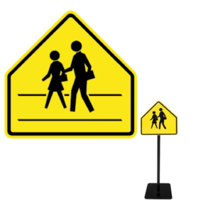 Portable School Zone Sign