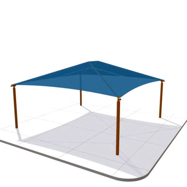 Square Hip Shade 8' Eave Height - Image 2