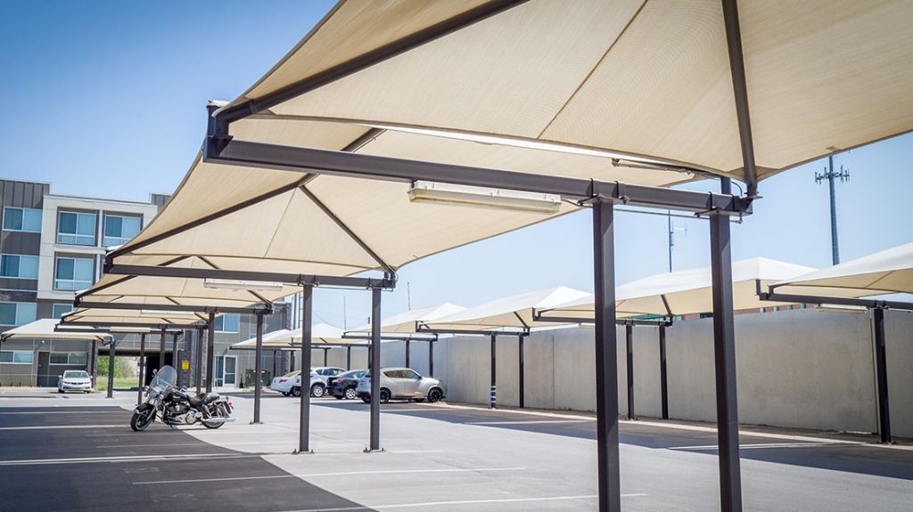 Standard Cantilever Car Parking Shade Korkat