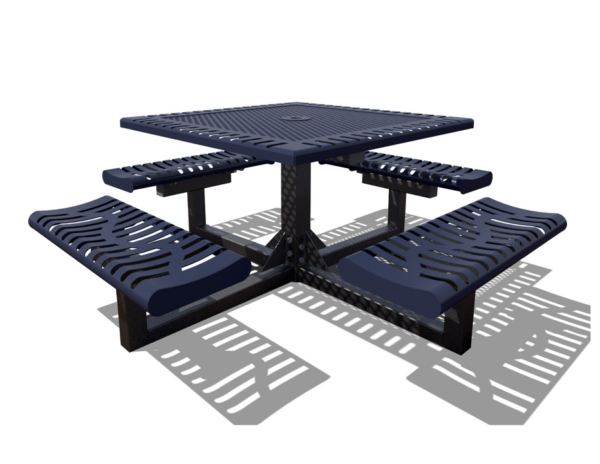 Classic Square Pedestal Table T46CLASSPED - Image 2