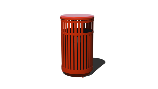 32 Gallon Vertical Strap Trash Receptacle TR32SLAT