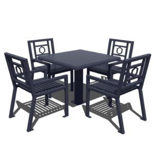 36" Biscayne Square Patio Table and Chair Set