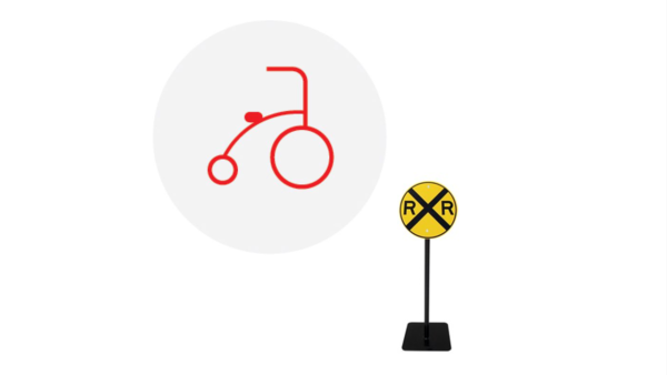 Portable Trike Parking Sign