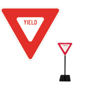 Portable Yield Sign