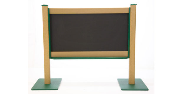4' Single Outdoor Magnetic Chalkboard - Image 3