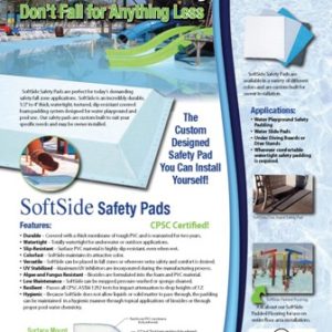 Water Slide SoftSide Safety Pad 3'x4'x4"