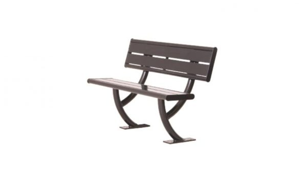 4' Acadia Bench with Back B4WBAC